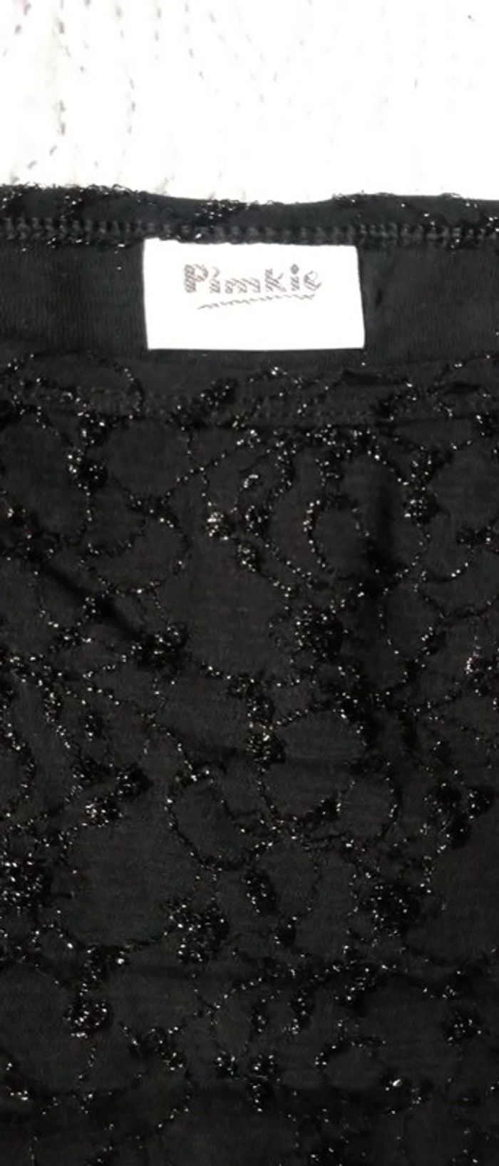Haut noir avec broderies scintillantes vintage femme 36 pimkie - photo numéro 15