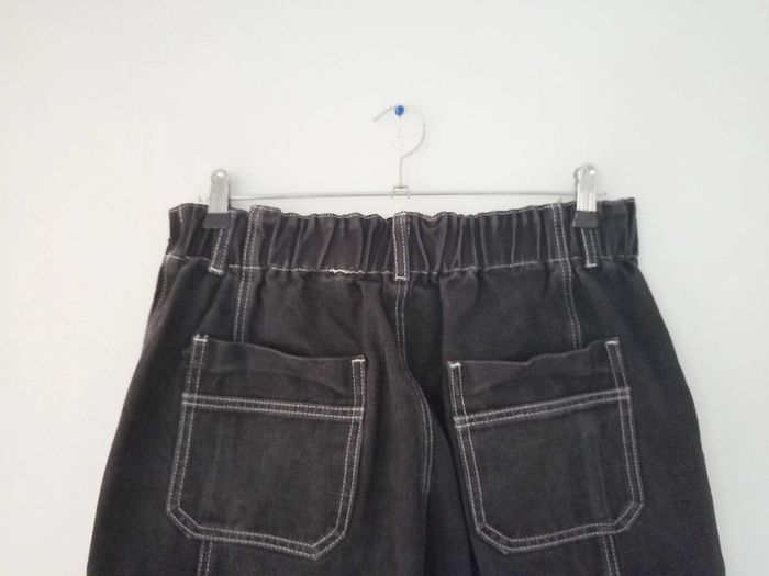 Jeans cargo patte d'eph / évasé femme - photo numéro 3