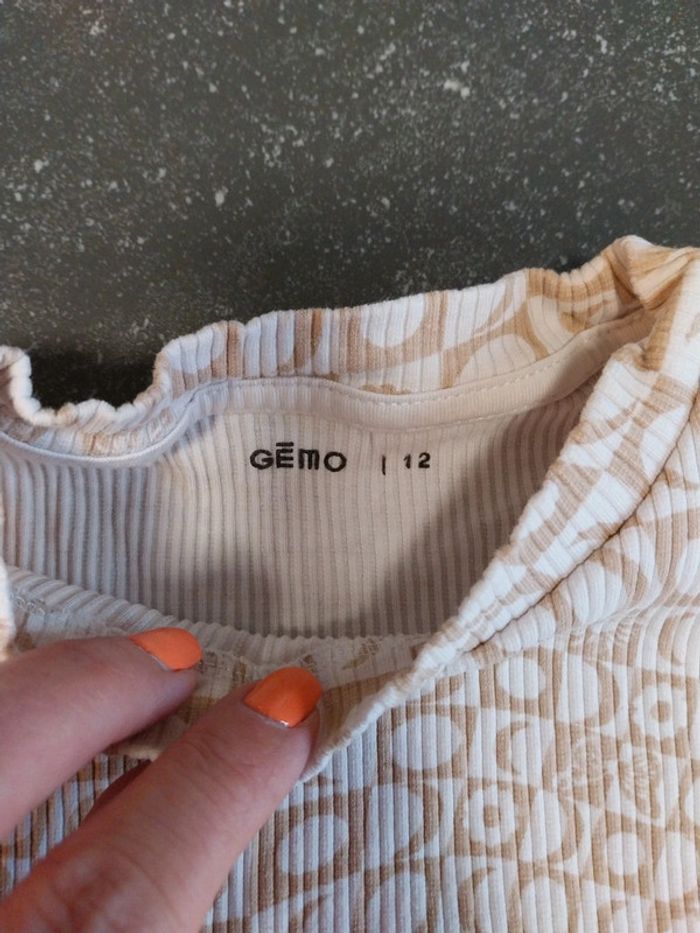 Tee shirt court 12 ans gemo - photo numéro 3