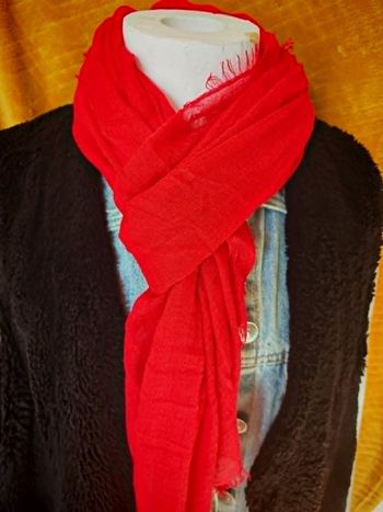 Écharpe - Rouge