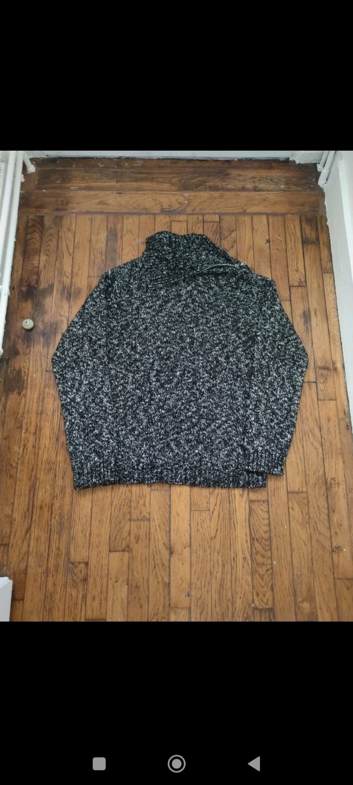 Pull à col roulé avec zip