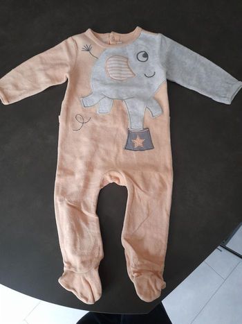 Pyjama velours 6 mois