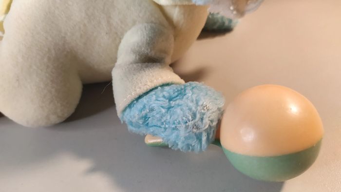 vintage peluche bébé schtroumpf - photo numéro 3