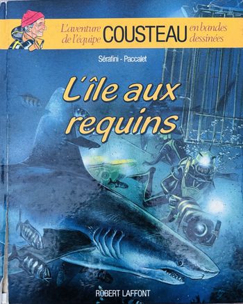 BD Cousteau l'ile au requins