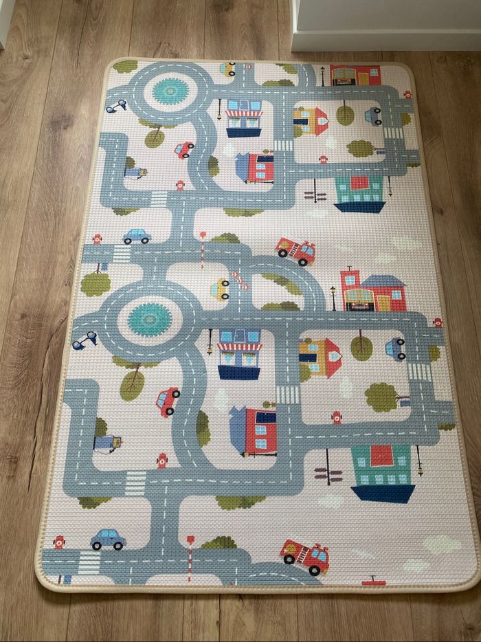 Tapis de jeu réversible bébé enfant - photo numéro 2