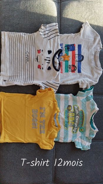 T-shirt sans manche 12mois