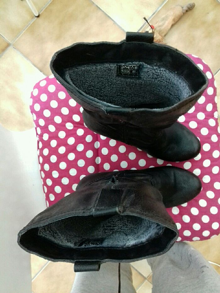 Bottines fourrées noires - photo numéro 3