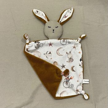 Doudou lapin personnalisé