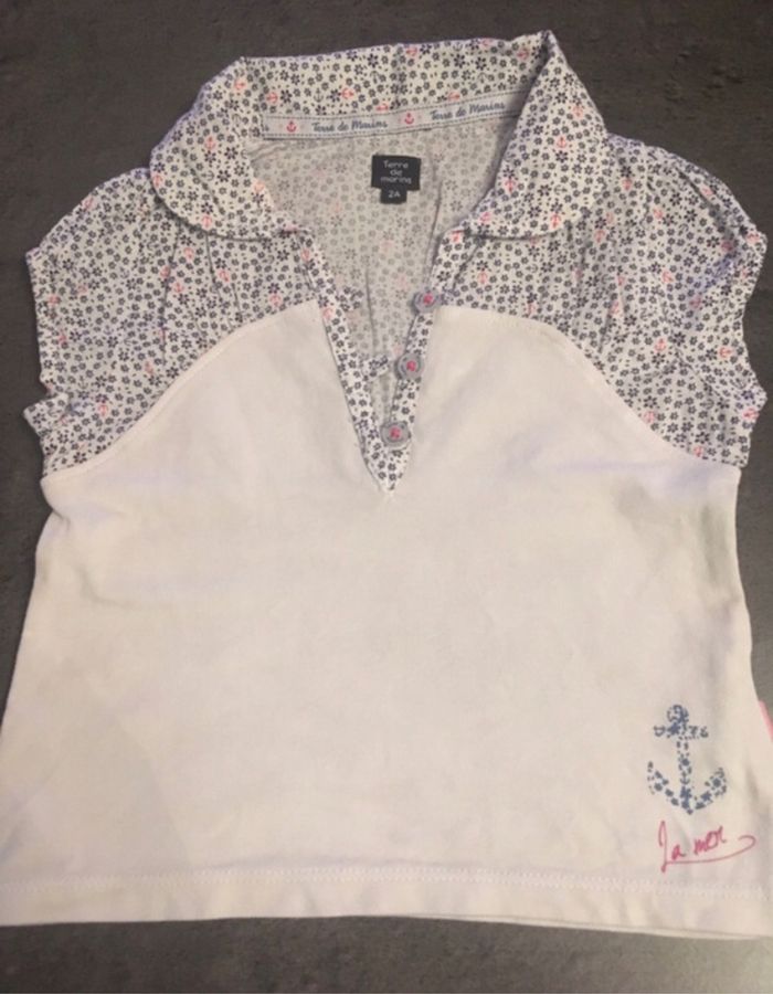 TEE shirt 2 ans motif Liberty vêtement été bébé