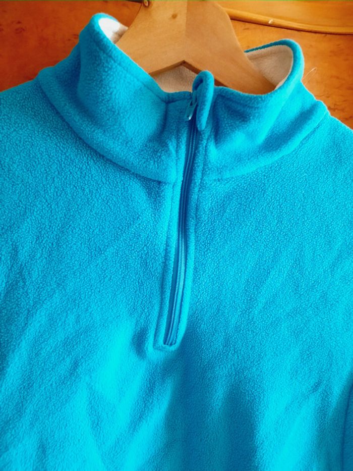 Polaire bleu turquoise M - photo numéro 2
