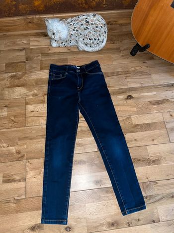 Jeans bleu skinny okaidi tres Bon etat 8 ans