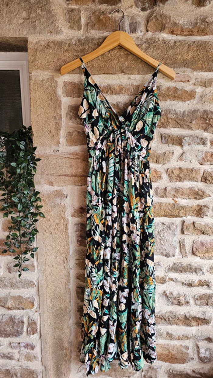 Robe longue verte