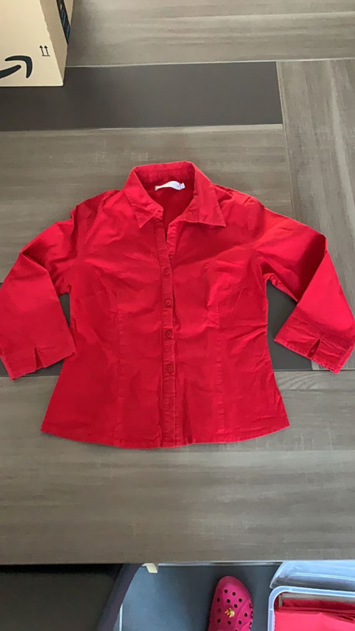 Chemisier rouge Cache cache - photo numéro 2