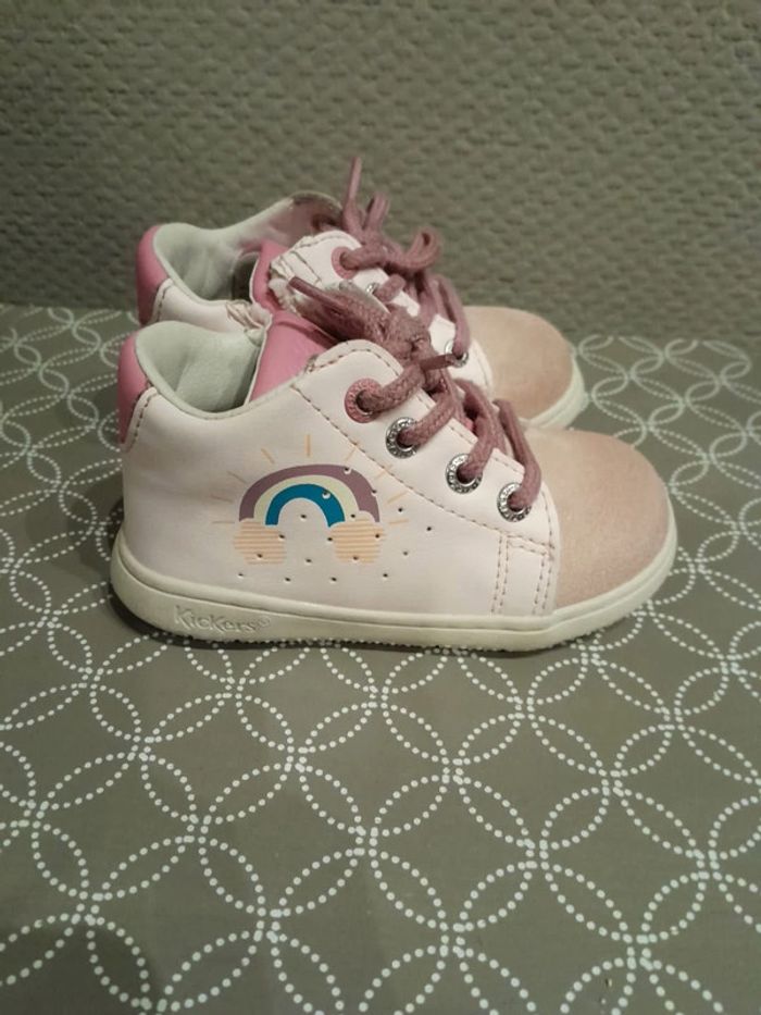 Chaussure fille kickers pointure 21 en très bon état - photo numéro 4