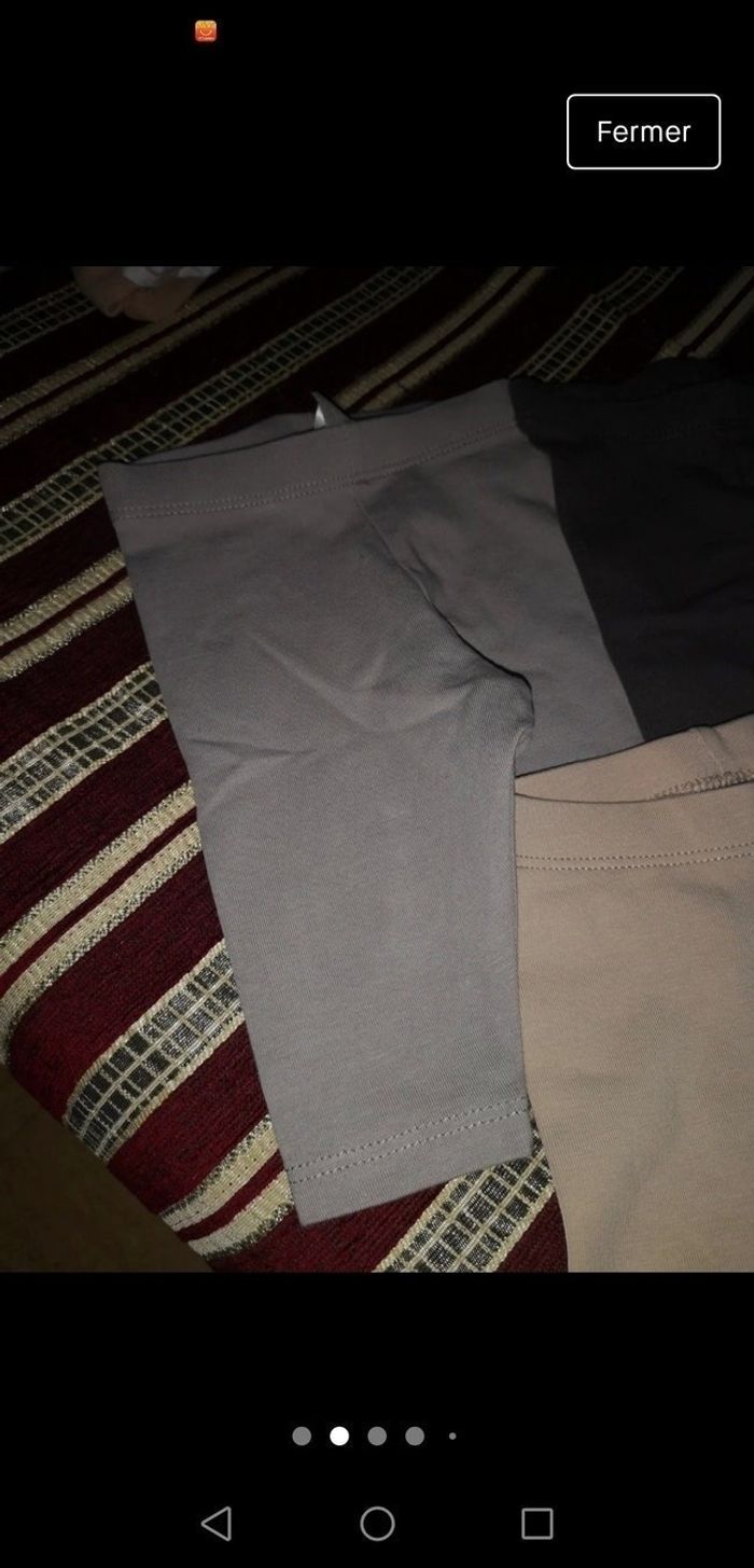 Lot 5 leggings fille. H&M. 1 mois - photo numéro 6