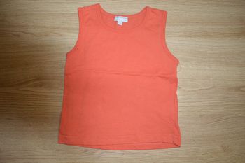 Débardeur orange kimbaloo 3 ans