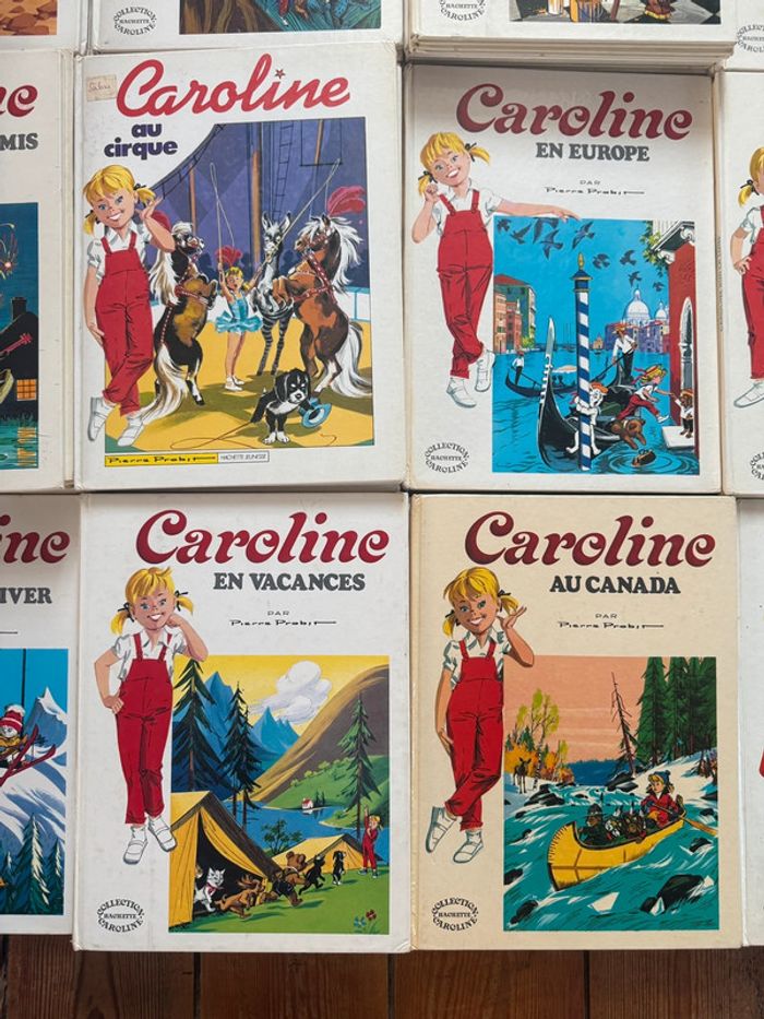 Livre Caroline ancien vintage très grand format blanc Grands albums Hachette Pierre Probst - photo numéro 3