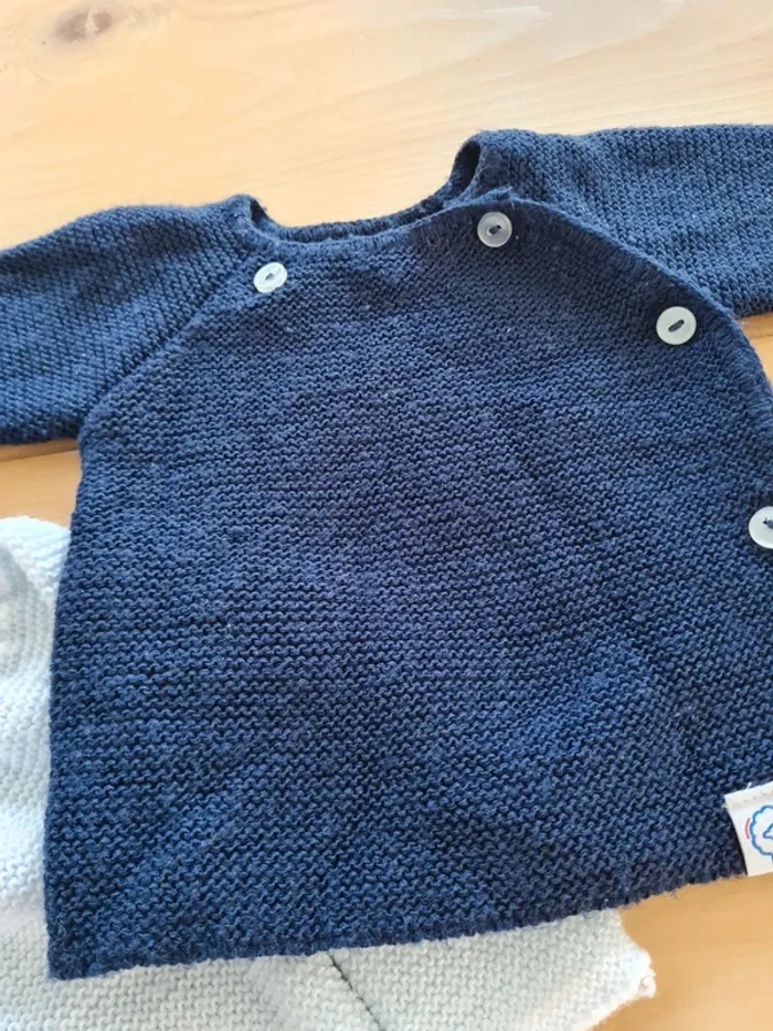 Brassière 1 mois bleu - photo numéro 2