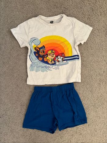 Pyjama été pat patrouille 5 ans