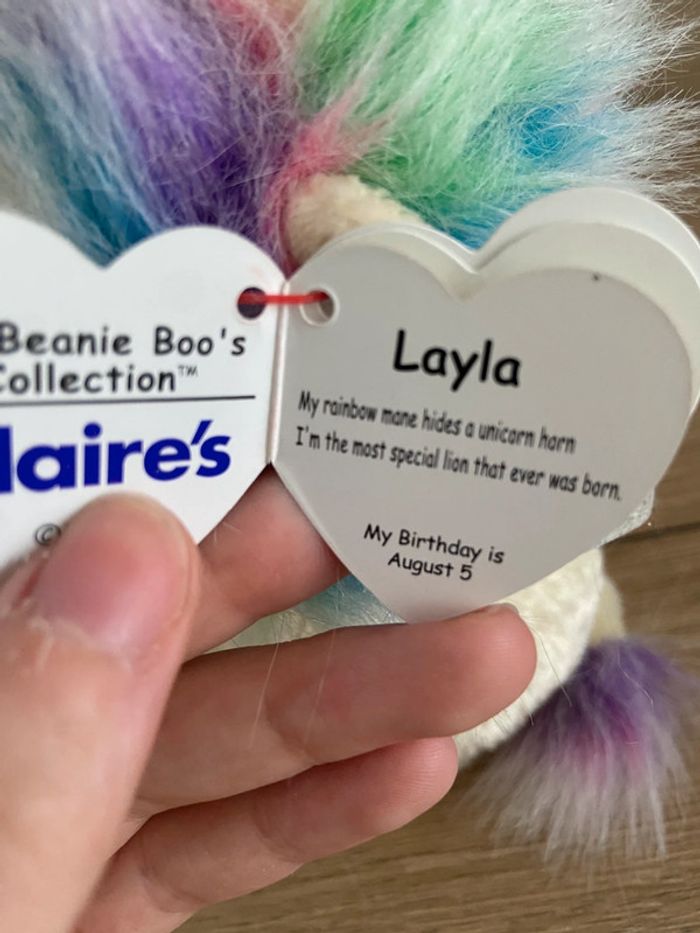 Petite peluche Ty, Layla le lion - photo numéro 3