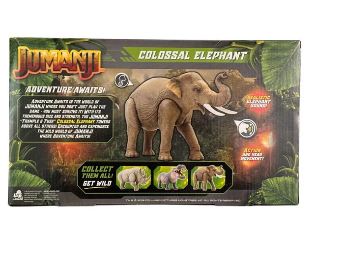 Figurine Jumanji Colossal Éléphant Lanard neuf - photo numéro 2