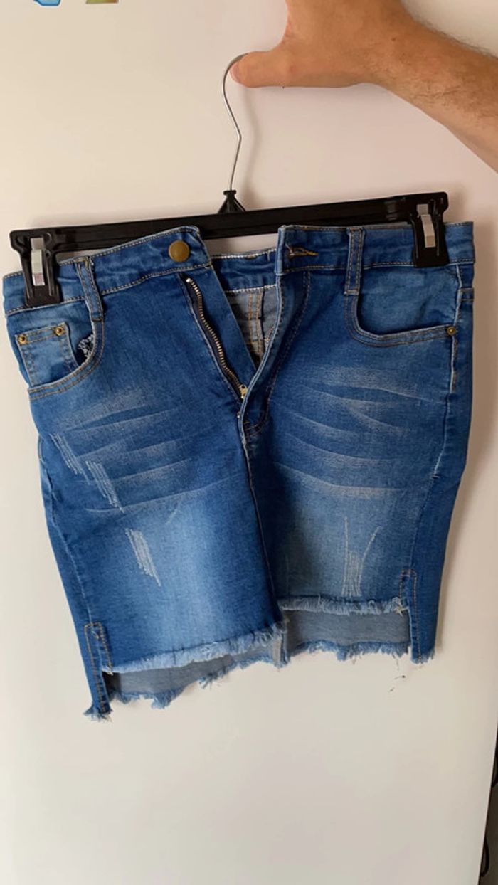 Jupe courte Jeans