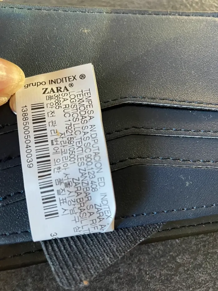 Portefeuille homme de marque Zara neuf - photo numéro 4