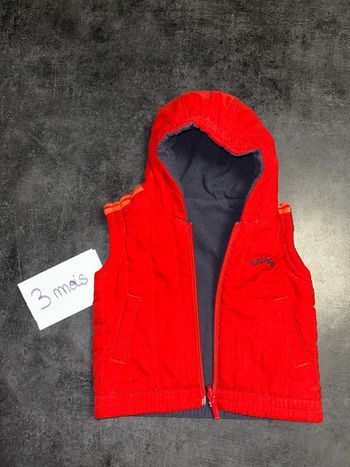 Veste sans manche réversible