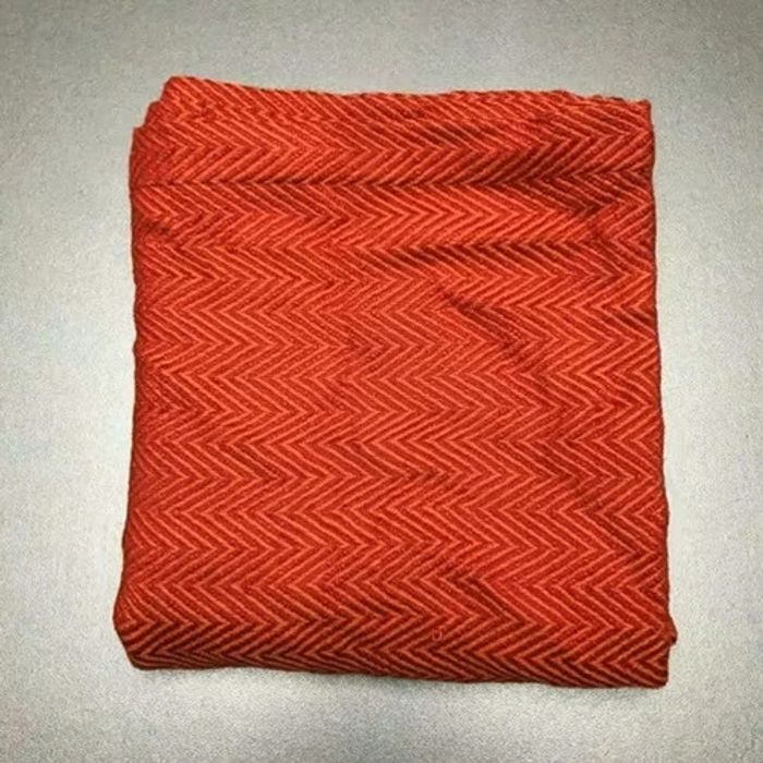 Echarpe rouge orangée Depot - photo numéro 4