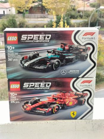 Lego voiture Ferrari mercedes AMG w15 petronas