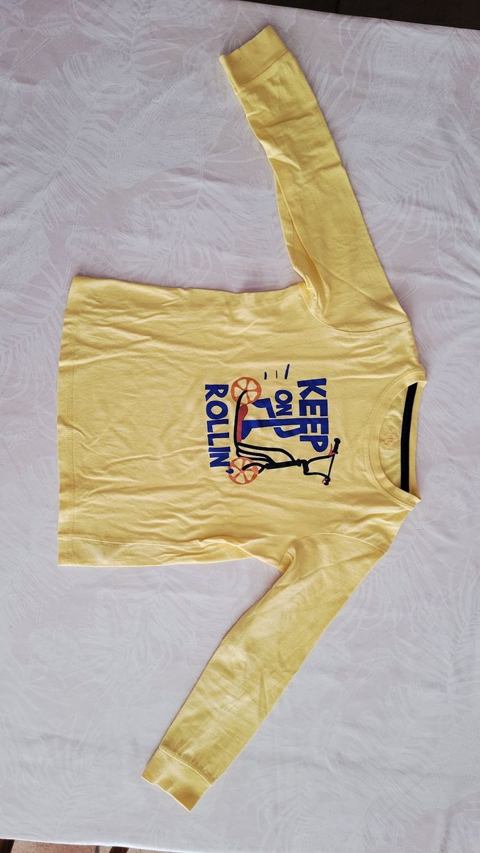 Pyjama à manches longues "Keep On Rollin" taille 6-7 ans - photo numéro 2