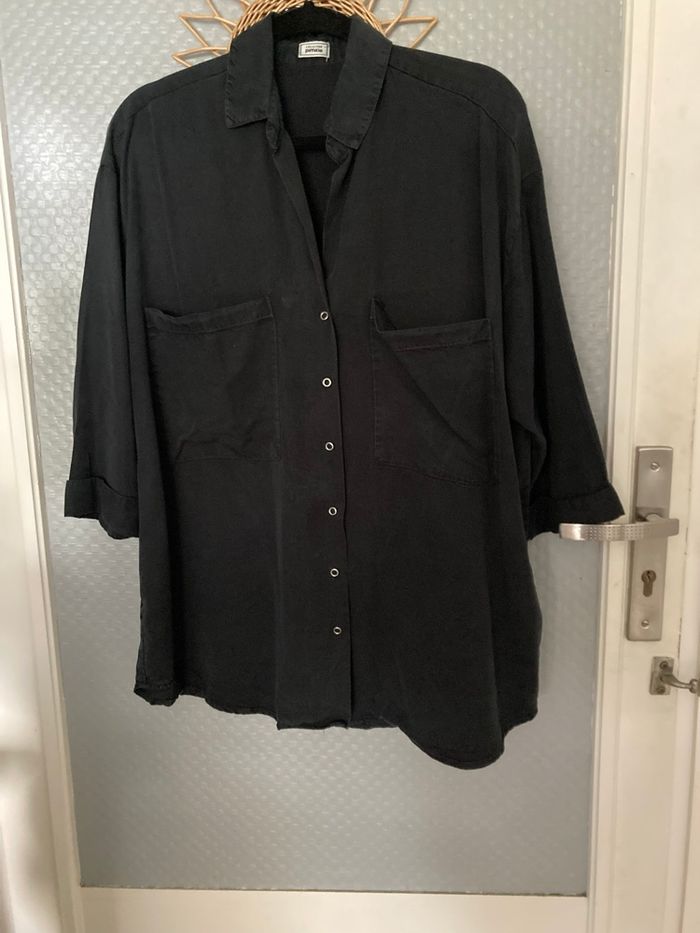 Chemise noire large - photo numéro 2