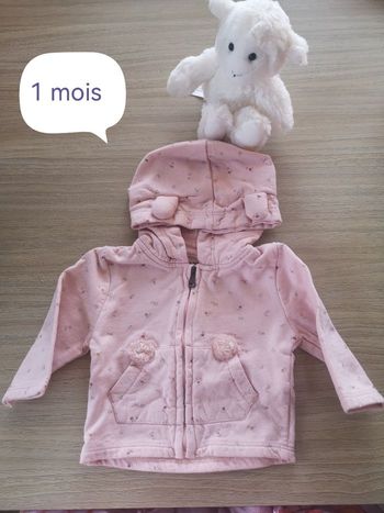 Veste survet rose