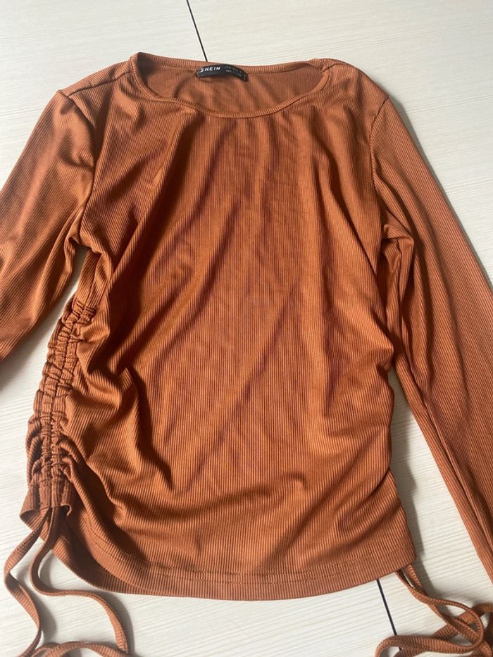 Haut marron shein - photo numéro 2