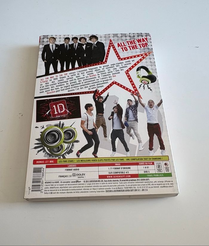 DVD One Direction - 1D All the way to the top - photo numéro 2