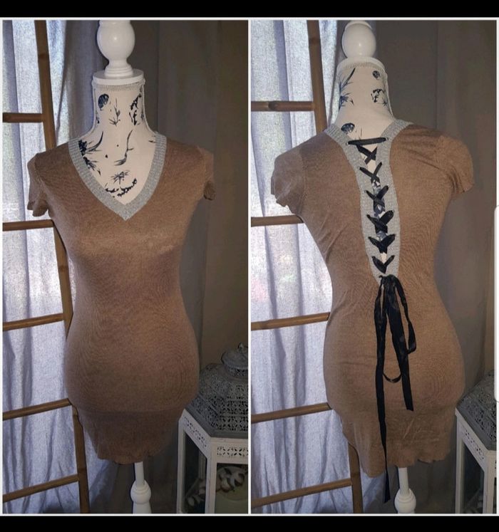 Tunique/robe dos en corsage