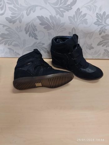 Basket montante semelle compensée