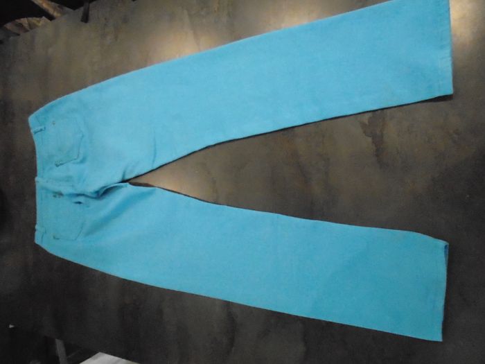 Jeans stretch BS fashion 40 turquoise - photo numéro 3