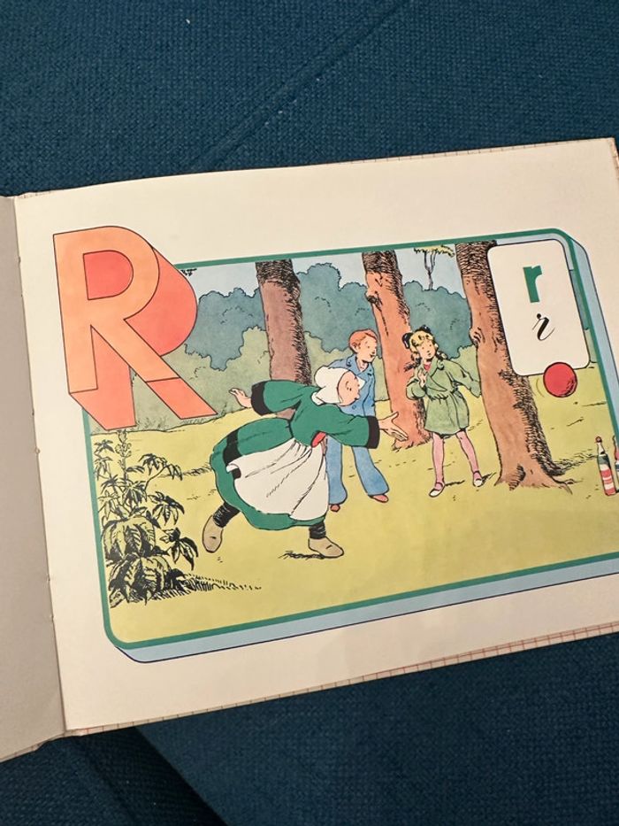 Livre ancien vintage cartonné Alphabet de Bécassine couverture âne Gautier Languereau - photo numéro 10