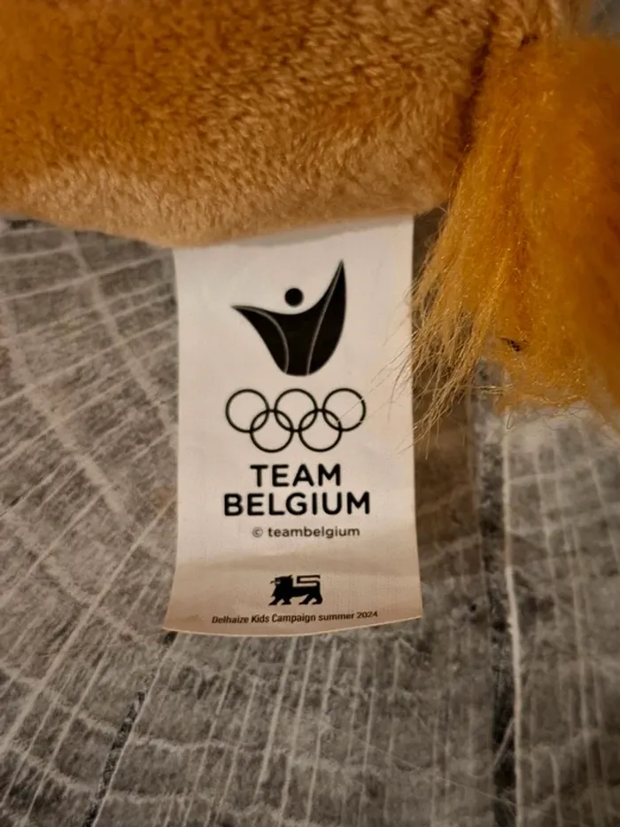 Peluche Jeux Olympiques Lion de l'équipe de Belgique - photo numéro 4