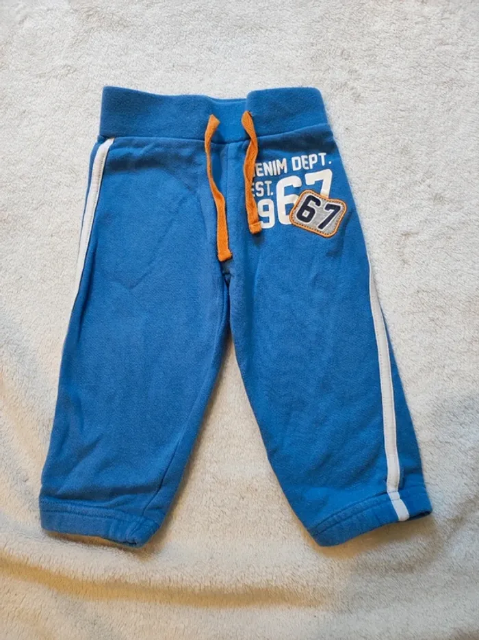 Lot 4 pantalons jogging 9 mois - photo numéro 6