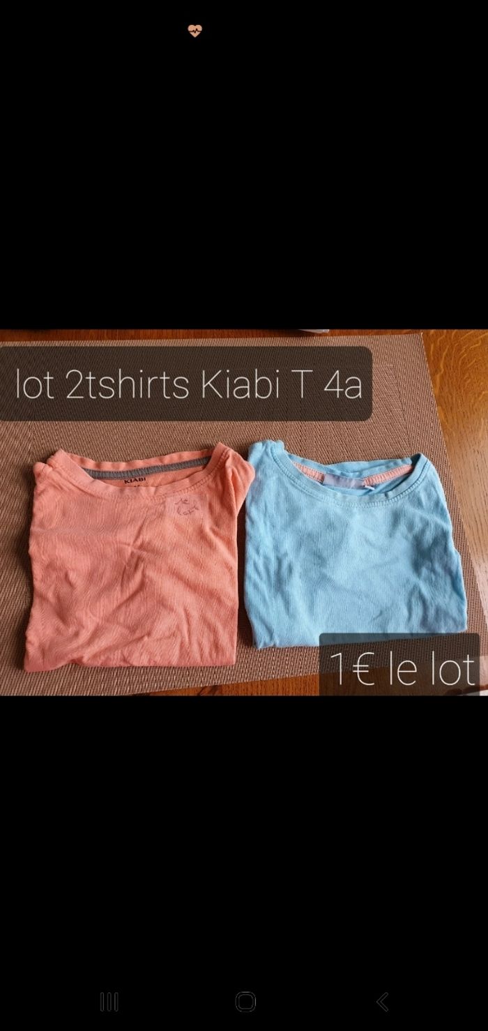 Lot t-shirt Kiabi