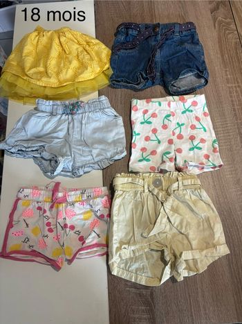 Short / jupe 18 mois