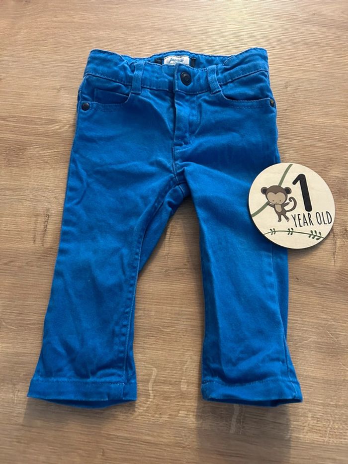Pantalon bleu Jacadi