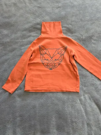 Tee-shirt manches longues col roulé 🌸 3 ans