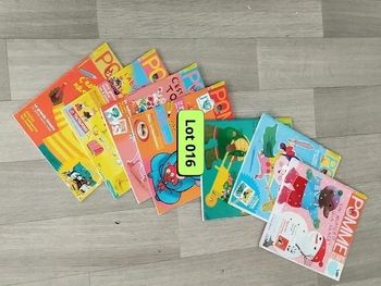 Lot de 7 magazines Pomme d’Api année 2018 L016  7582673929