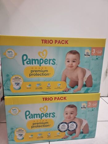 Couche taille 3 lot de 2 cartons soit 276 couches