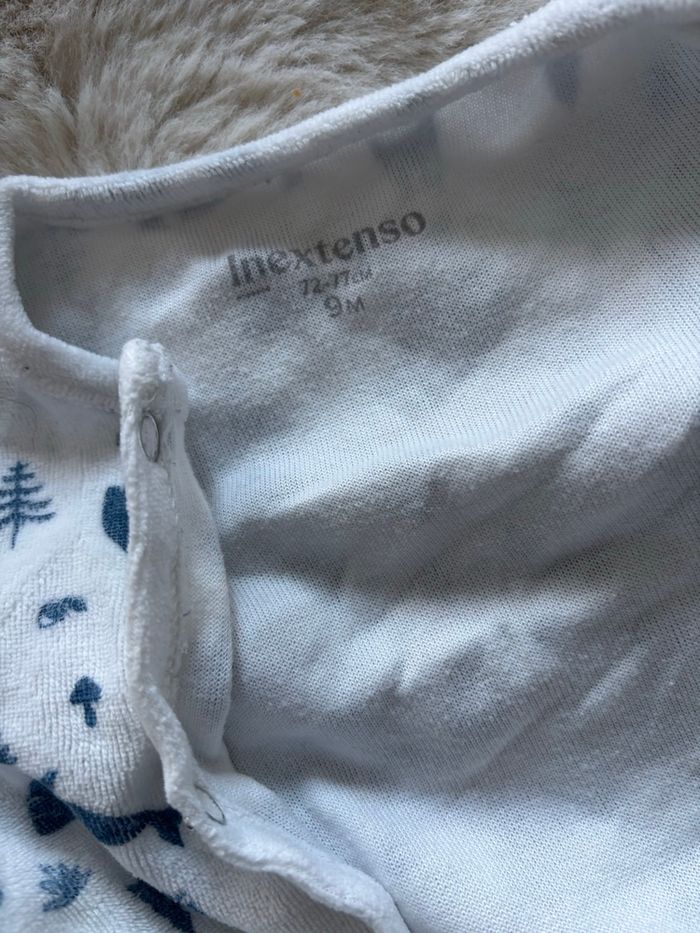 Pyjama bleu et blanc - photo numéro 3