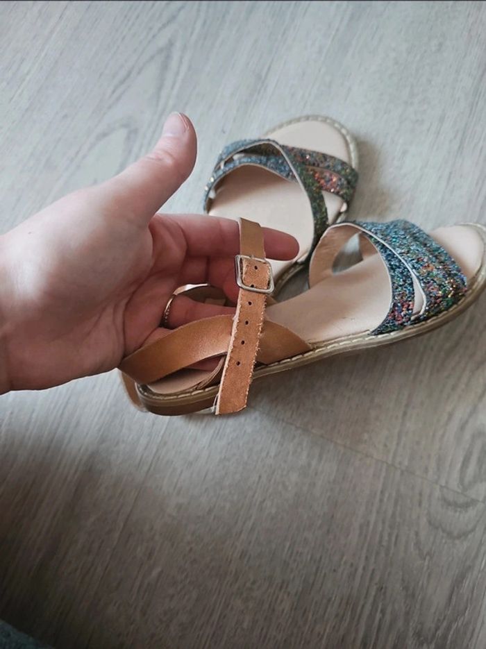 Sandales été fille pointure 30 kiabi - photo numéro 4