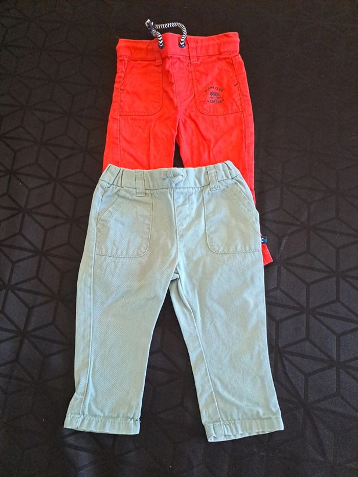 Lot de 10 pantalons multimarques 9mois - photo numéro 10
